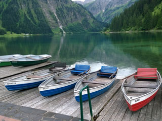 boating in resort camping