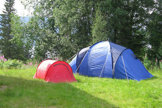 adult and child's tents