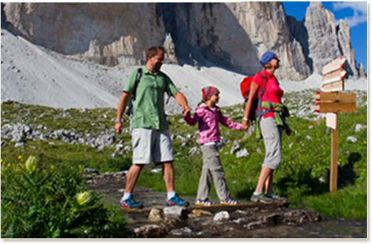 family hike